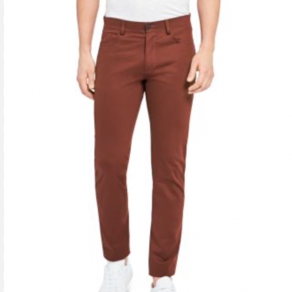 Theory Raffi compact ponte slim fit pants